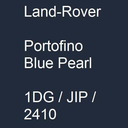 Land-Rover, Portofino Blue Pearl, 1DG / JIP / 2410.